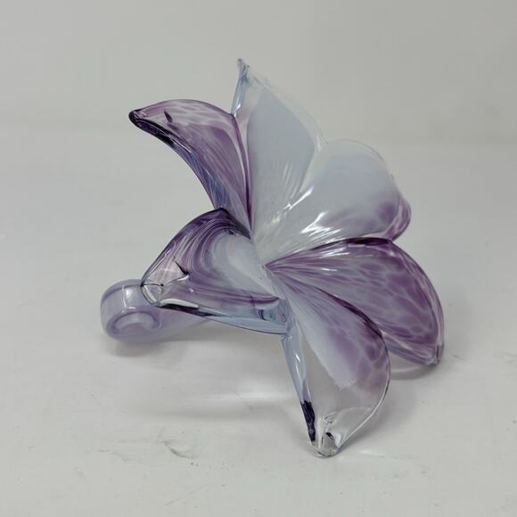 Pier 1 Glass Pumpkin Murano Style Lily Cottagecore Halloween Fall Autumn Home - Picture 6 of 9